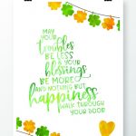 St. Patrick's Day Sayings Free Printables | Printables | St   Free Printable St Patrick's Day Banner