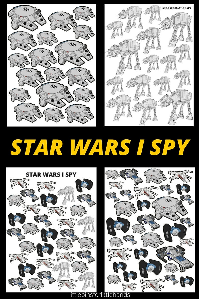 Star Wars I Spy Activities Free Printable Pages - Free Printable I Spy Puzzles