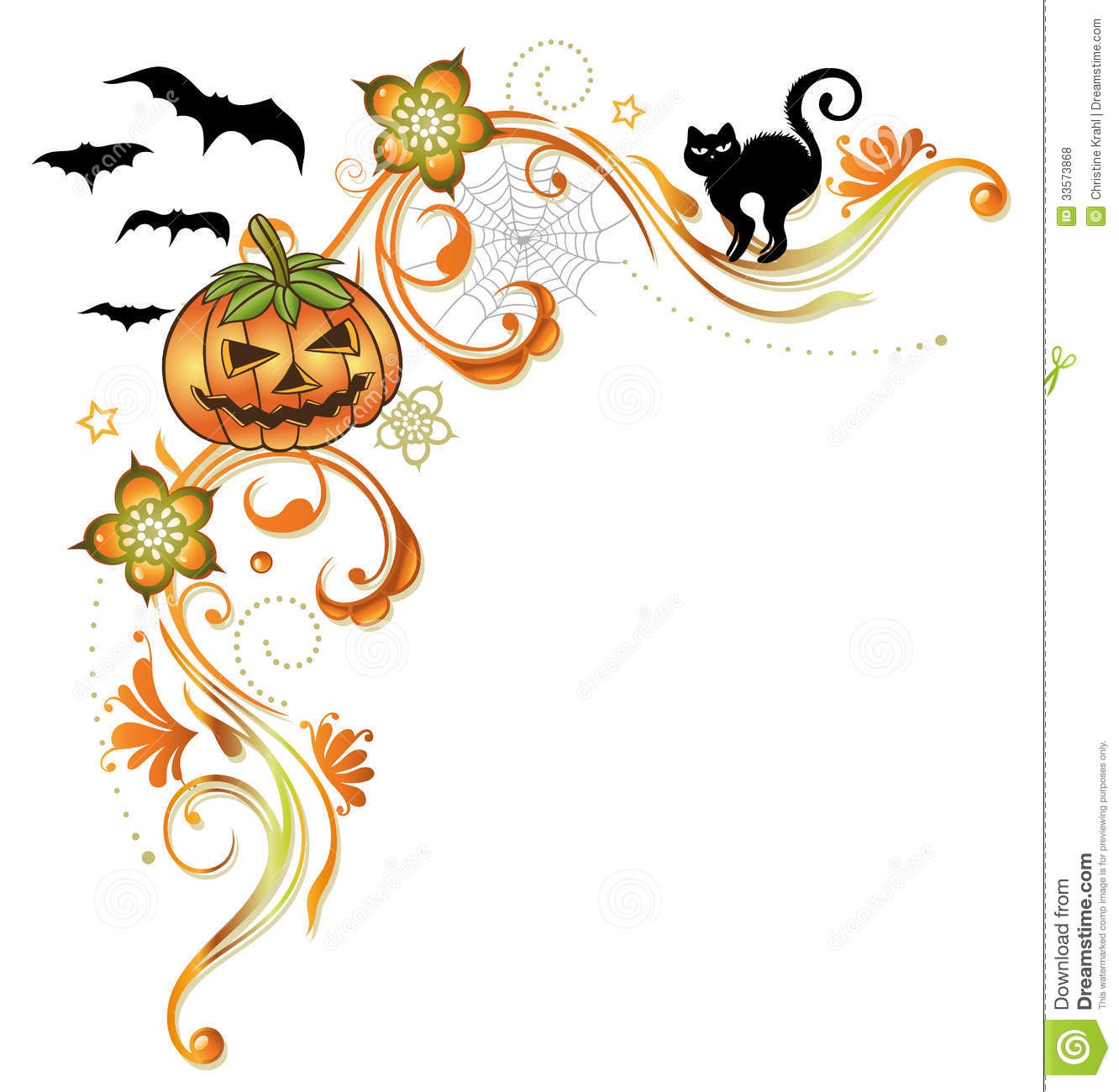 Halloween Stationary Borders Free Printable
