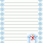 Stationery   Primarygames   Free Printable Worksheets   Free Printable Snowman Stationery
