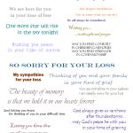 Sympathy Cards | Verses For Sympathy Cards That Express Your Deepest   Free Printable Sympathy Verses