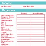 Take Control Of Your Personal Finances With This Free Printable For   Free Printable Monthly Expense Sheet