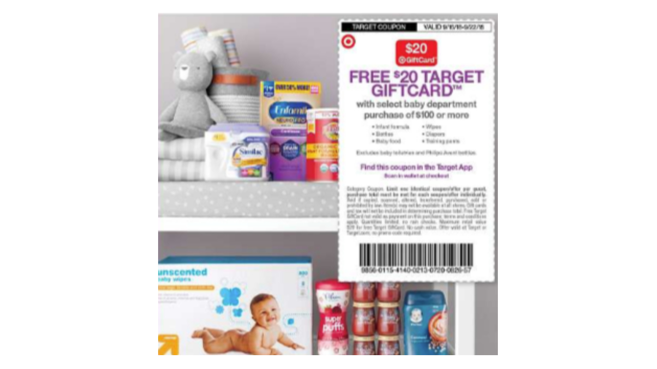 Target Gift Card Offer: Hot Deals On Baby Food And Diapers - Free Printable Coupons For Baby Diapers