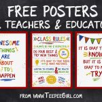 Teacher Appreciation Archives   Teepee Girl   Free Printable Posters For Teachers