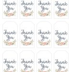 Thank You Gift Tags | Gift Ideas | Thank You Tag Printable, Wedding   Free Printable Wedding Thank You Tags