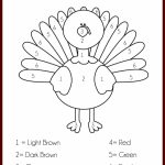 Thanksgiving Activities For Kids + Free Printable Colornumber   Free Printable Thanksgiving Crafts For Kids