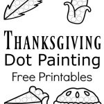 Thanksgiving Dot Painting {Free Printables} | Pre K Activities   Free Printable Thanksgiving Activities For Preschoolers