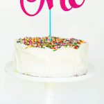 The Easiest Custom Birthday Cake Toppers You'll Ever Make   Free Printable Happy Birthday Cake Topper