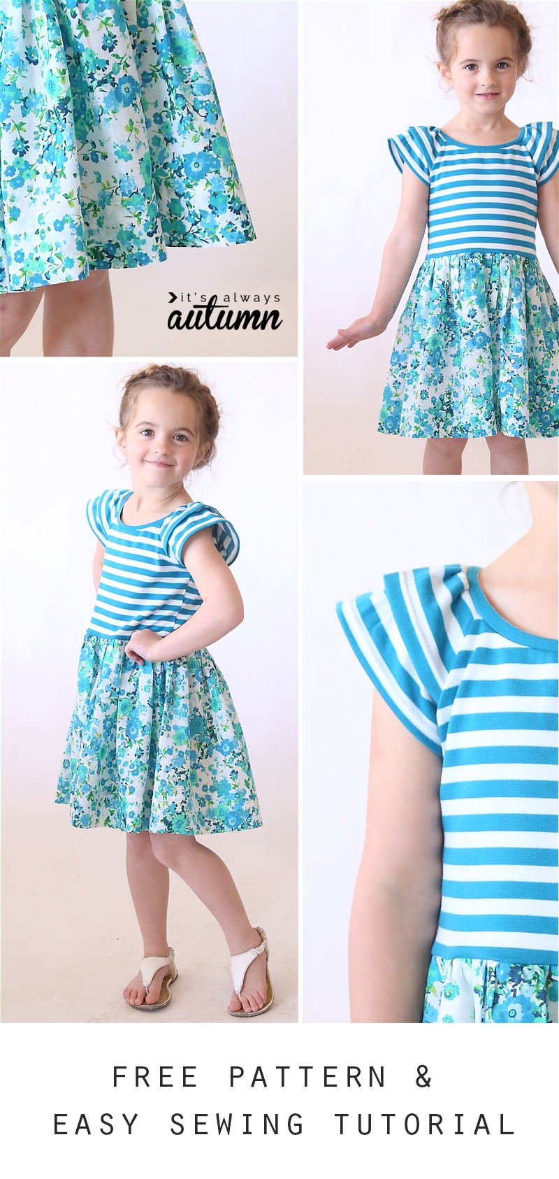 The &amp;quot;hello Spring&amp;quot; Girls&amp;#039; Dress | Free Pattern In Size 4/5 - It&amp;#039;s - Free Printable Sewing Patterns For Kids