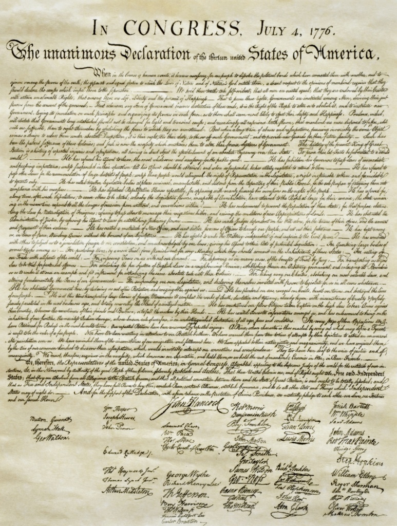 The Paradox Of The Declaration Of Independence - The Aspen Institute - Free Printable Copy Of The Declaration Of Independence