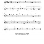 The Star Spangled Banner, Free Alto Saxophone Sheet Music Notes   Free Printable Piano Sheet Music For The Star Spangled Banner