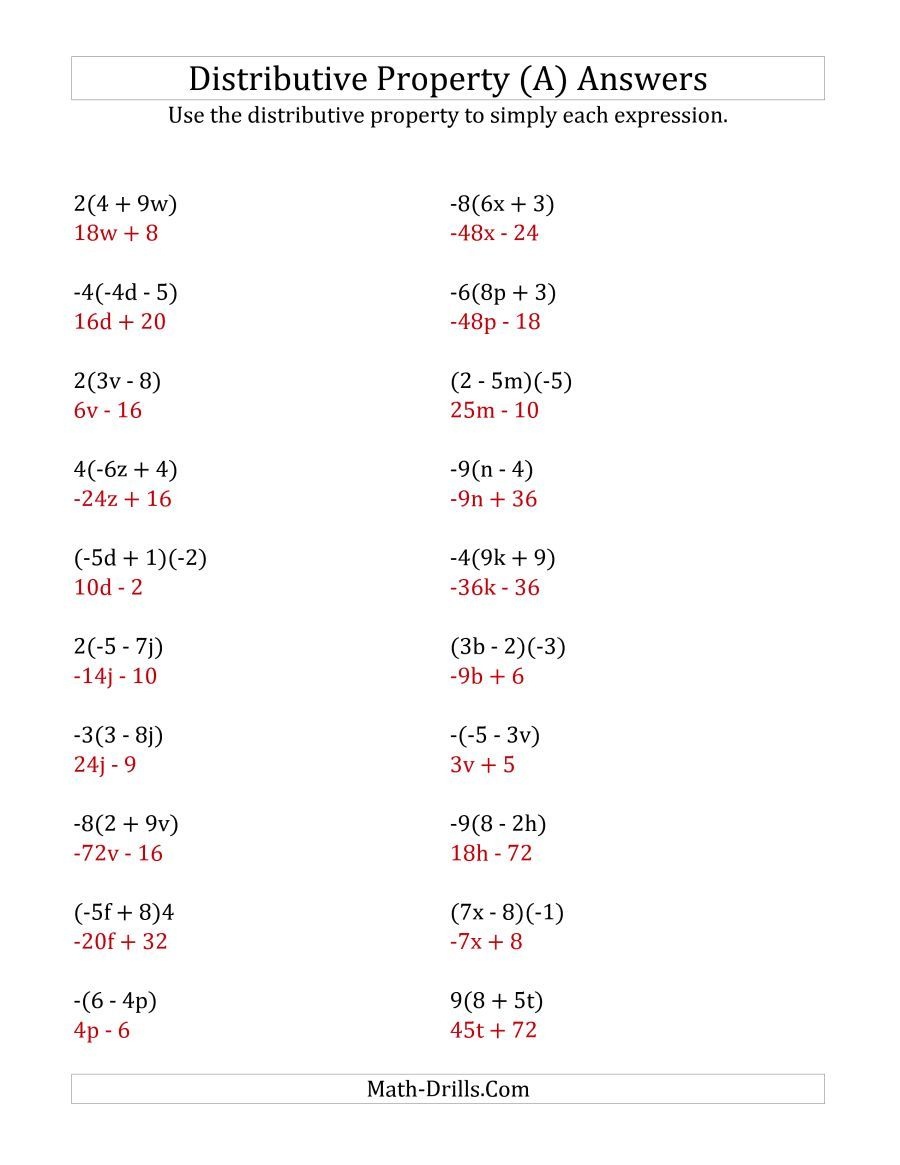 my homework lesson 7 the distributive property page 239