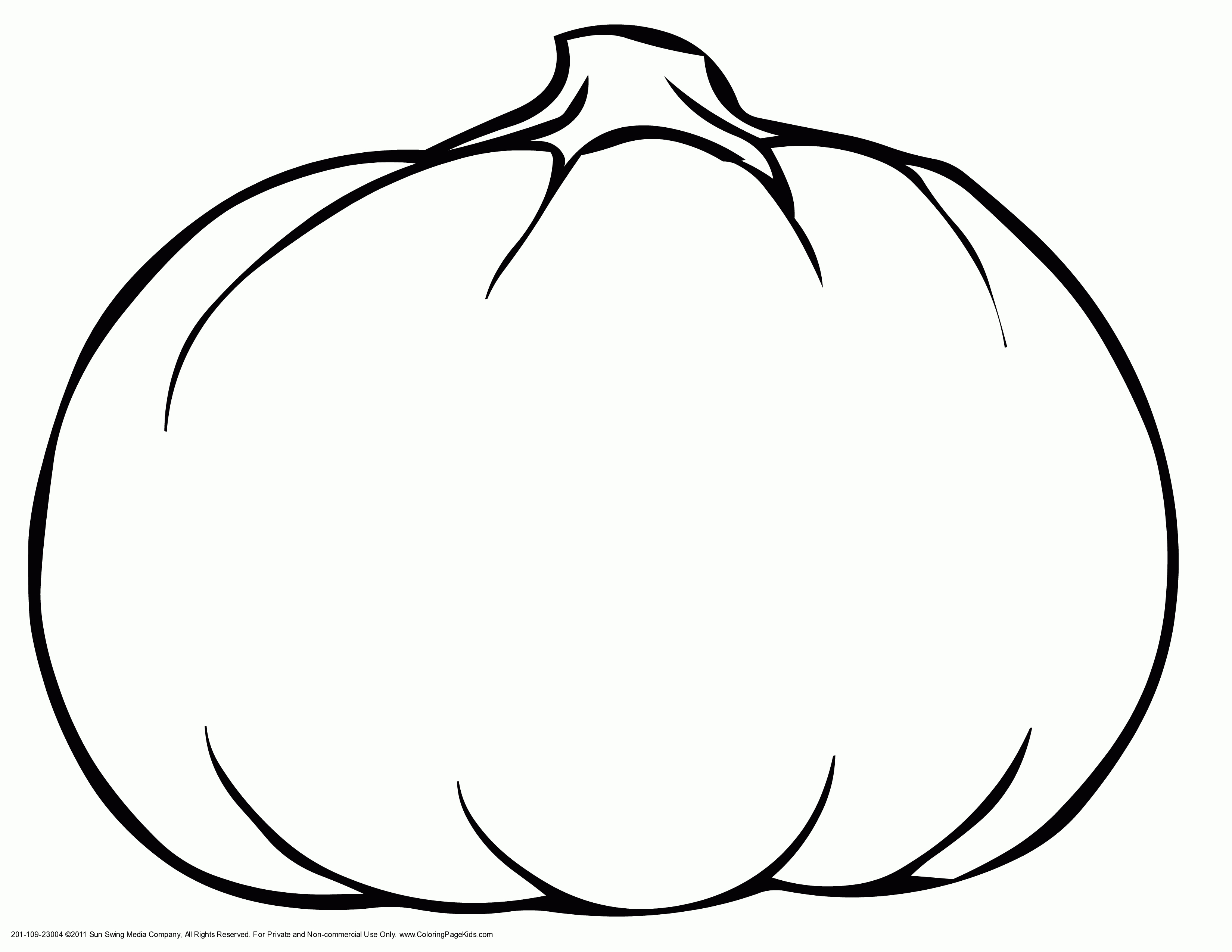 Pumpkin Shape Template Printable Free