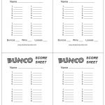 This Is The Bunco Score Sheet Download Page. You Can Free Download   Free Printable Halloween Bunco Score Sheets