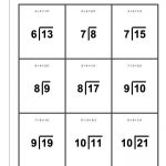 This Page Contains Links To Free Math Worksheets For Printable Flash   Free Printable Division Flash Cards