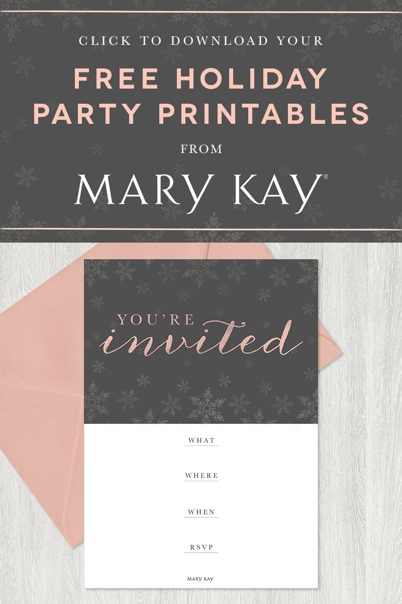 Free Mary Kay Printables - Printable Templates