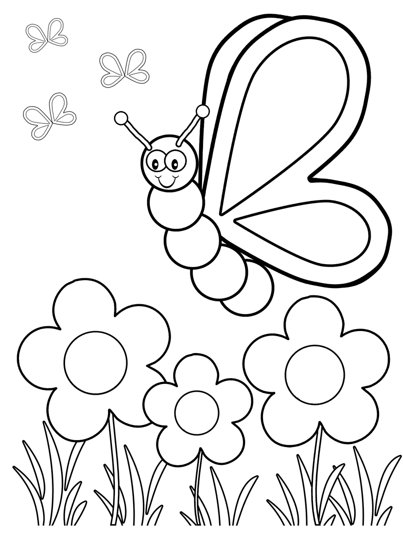 Top 50 Free Printable Butterfly Coloring Pages Online | Coloring - Free Printable Butterfly Coloring Pages