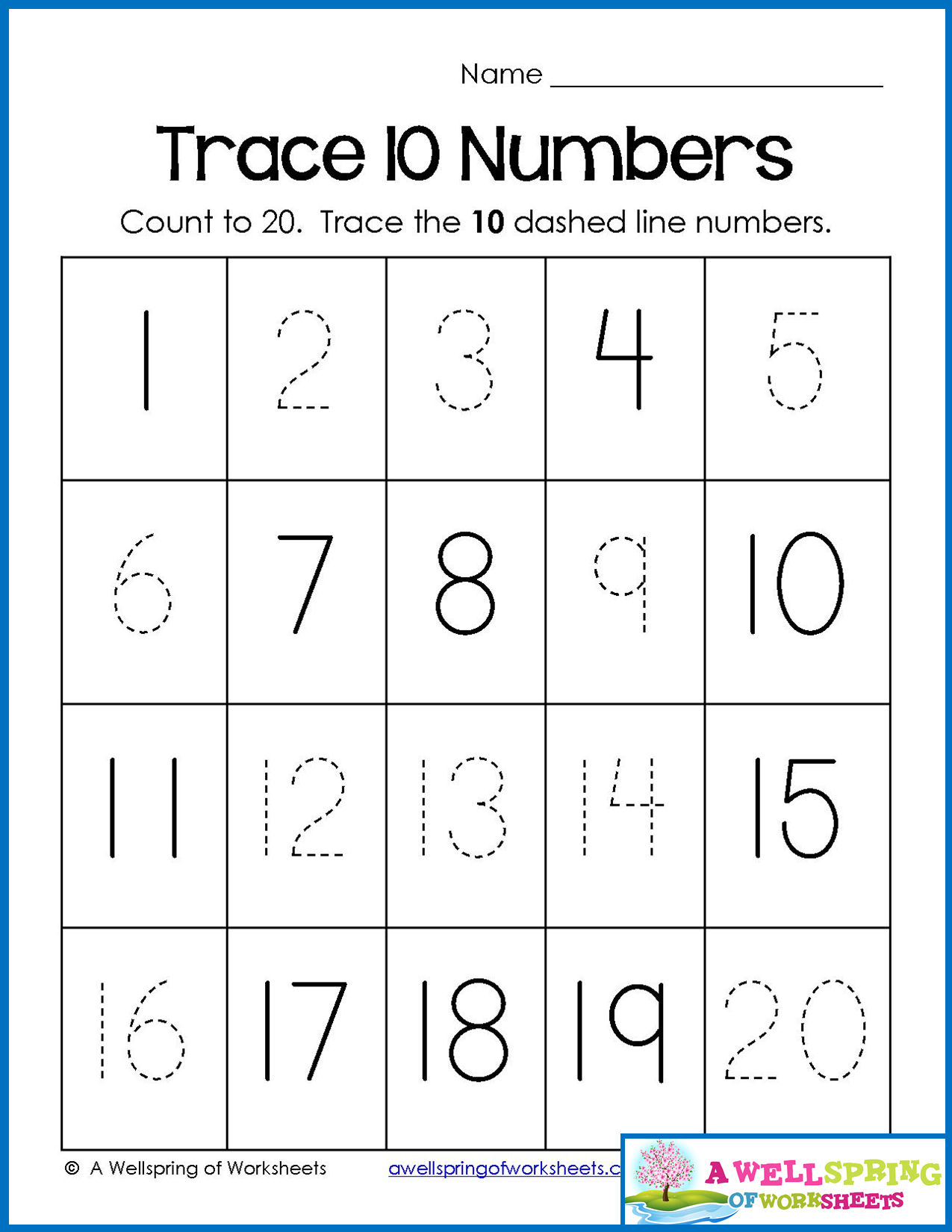 tracing-numbers-1-20-free-printable