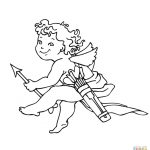 Valentine's Day Cupid Coloring Page | Free Printable Coloring Pages   Free Printable Pictures Of Cupid