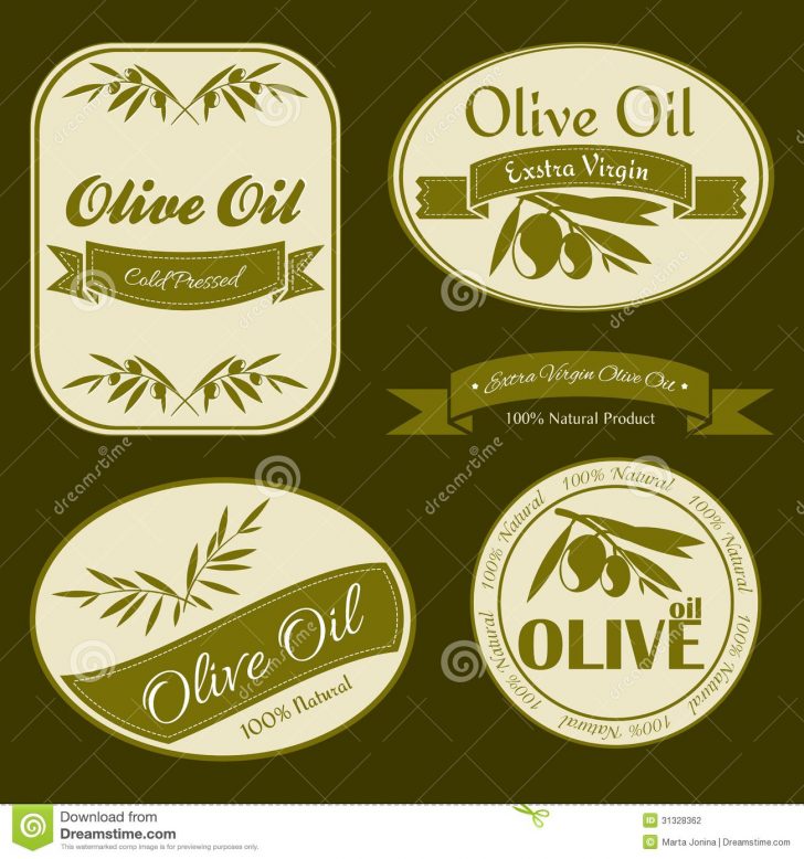 Free Printable Olive Oil Labels
