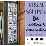 Visual Schedule For Toddlers   Free Printable Picture Schedule For Preschool