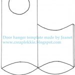 Whiff Of Joy   Tutorials & Inspiration: Door Hanger Template | Paper   Free Printable Door Knob Hanger Template