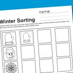Winter Sorting Worksheet   Paging Supermom   Free Printable Winter Preschool Worksheets