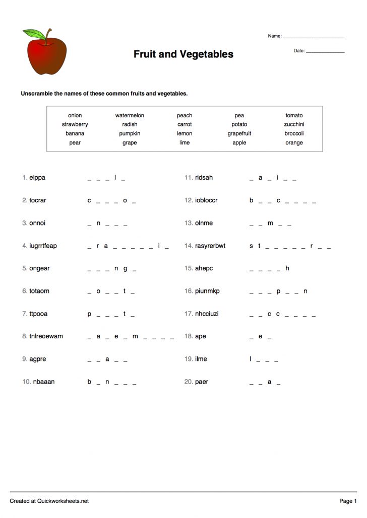 Free Printable Vocabulary Quiz Maker