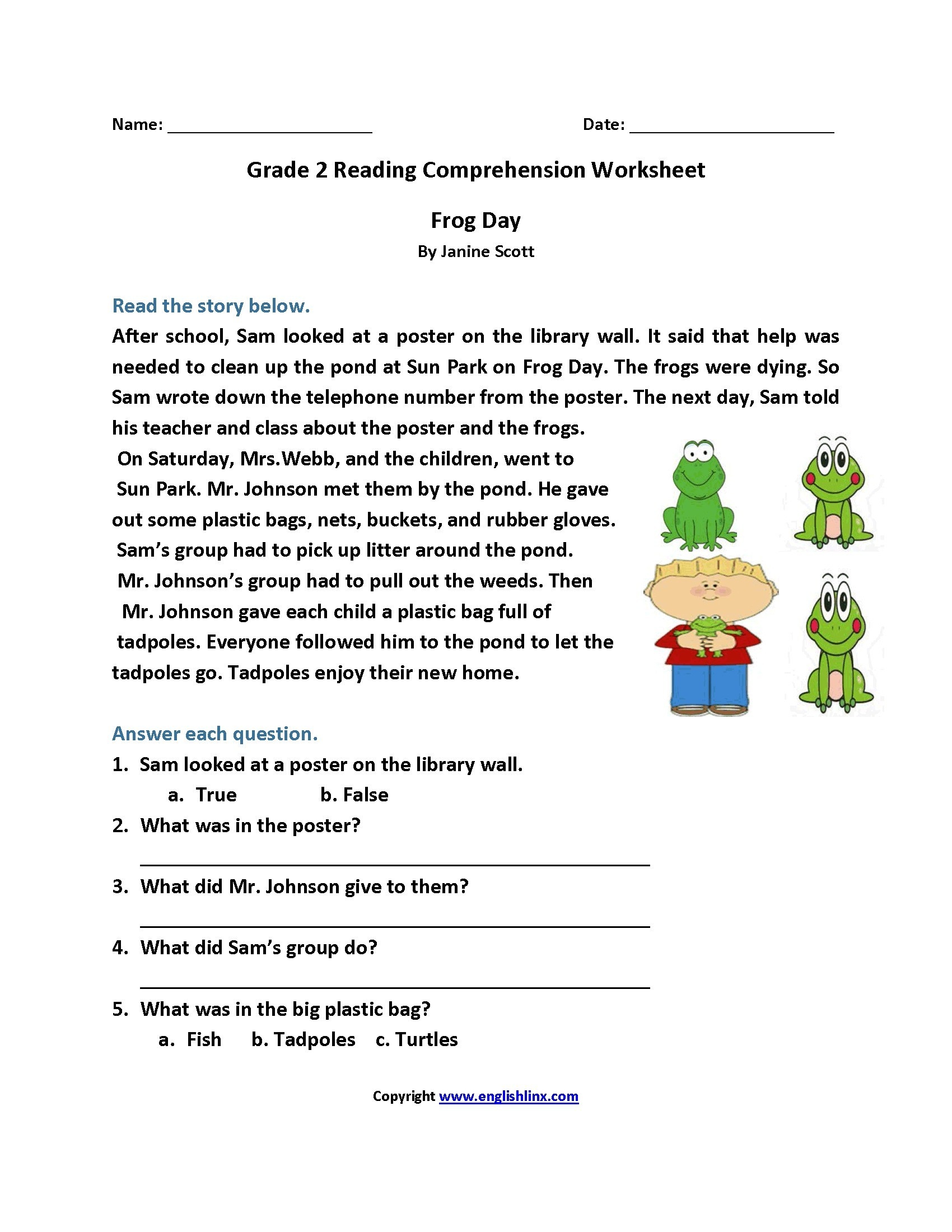 Worksheet : Free Printable Short Stories With Comprehension - Free Printable Short Stories For 4Th Graders