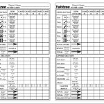 Yahtzee Score Sheets Printable | To Do's | Yahtzee Score Sheets   Free Printable Yahtzee Score Sheets