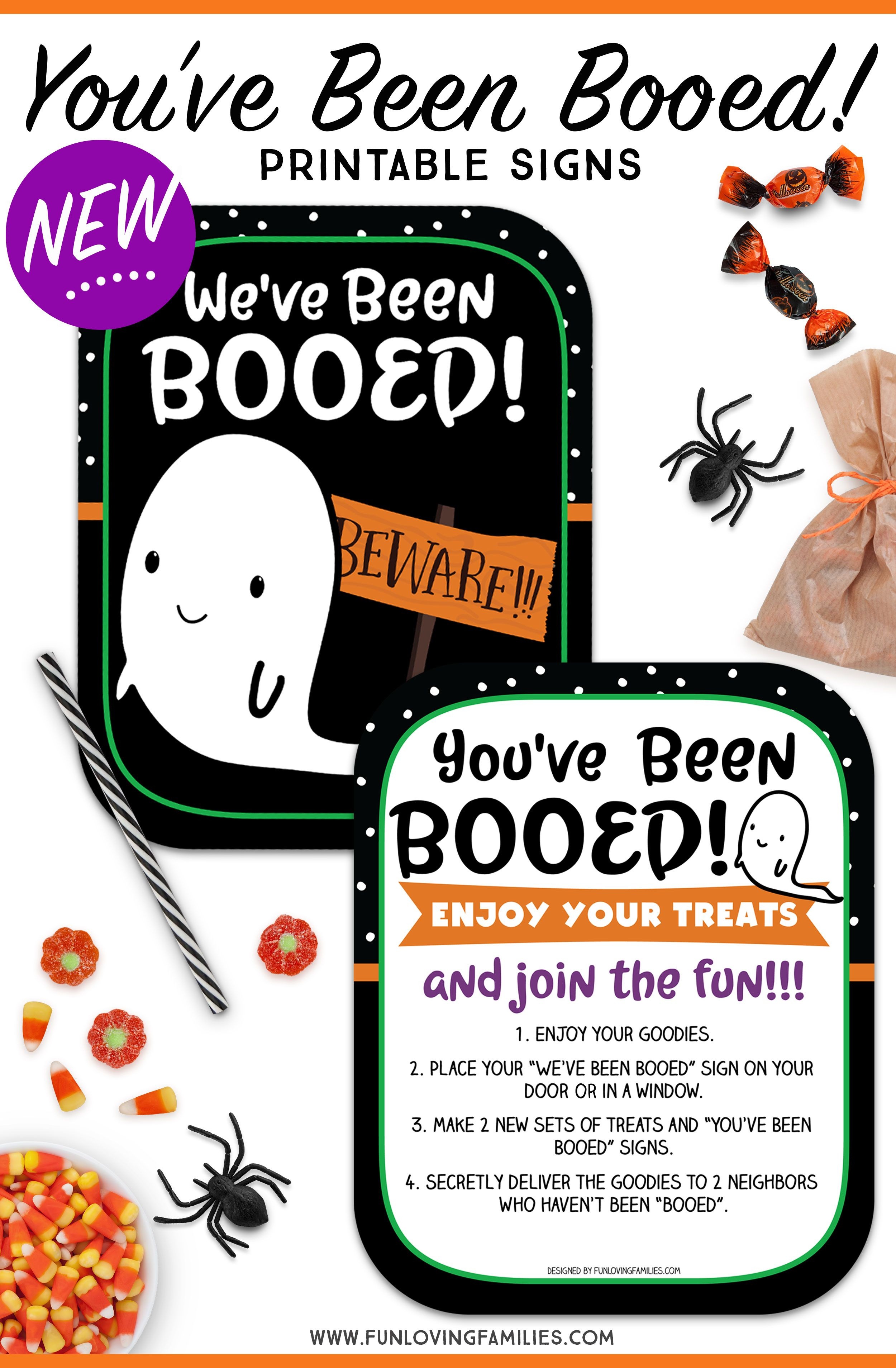 Booed Sign Printable Free