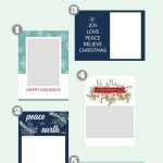 004 Free Printable Holiday Photo Card Templates Cards Template   Free Printable Happy Holidays Greeting Cards
