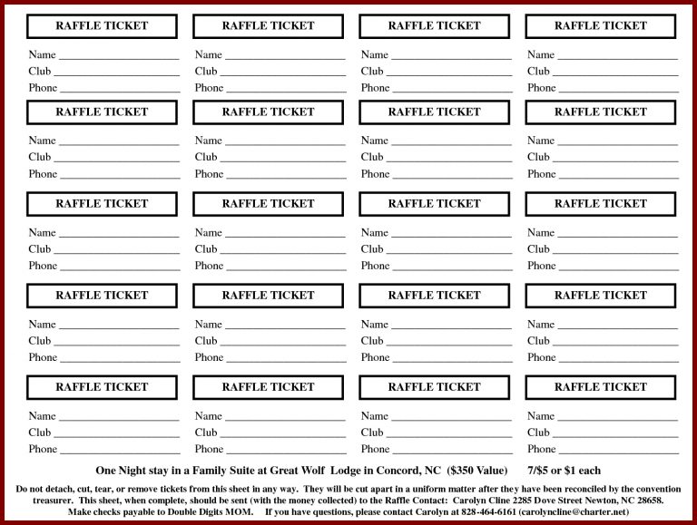 010 Microsoft Word Ticket Template Raffle Tickets Sensational Ideas Free Printable Raffle