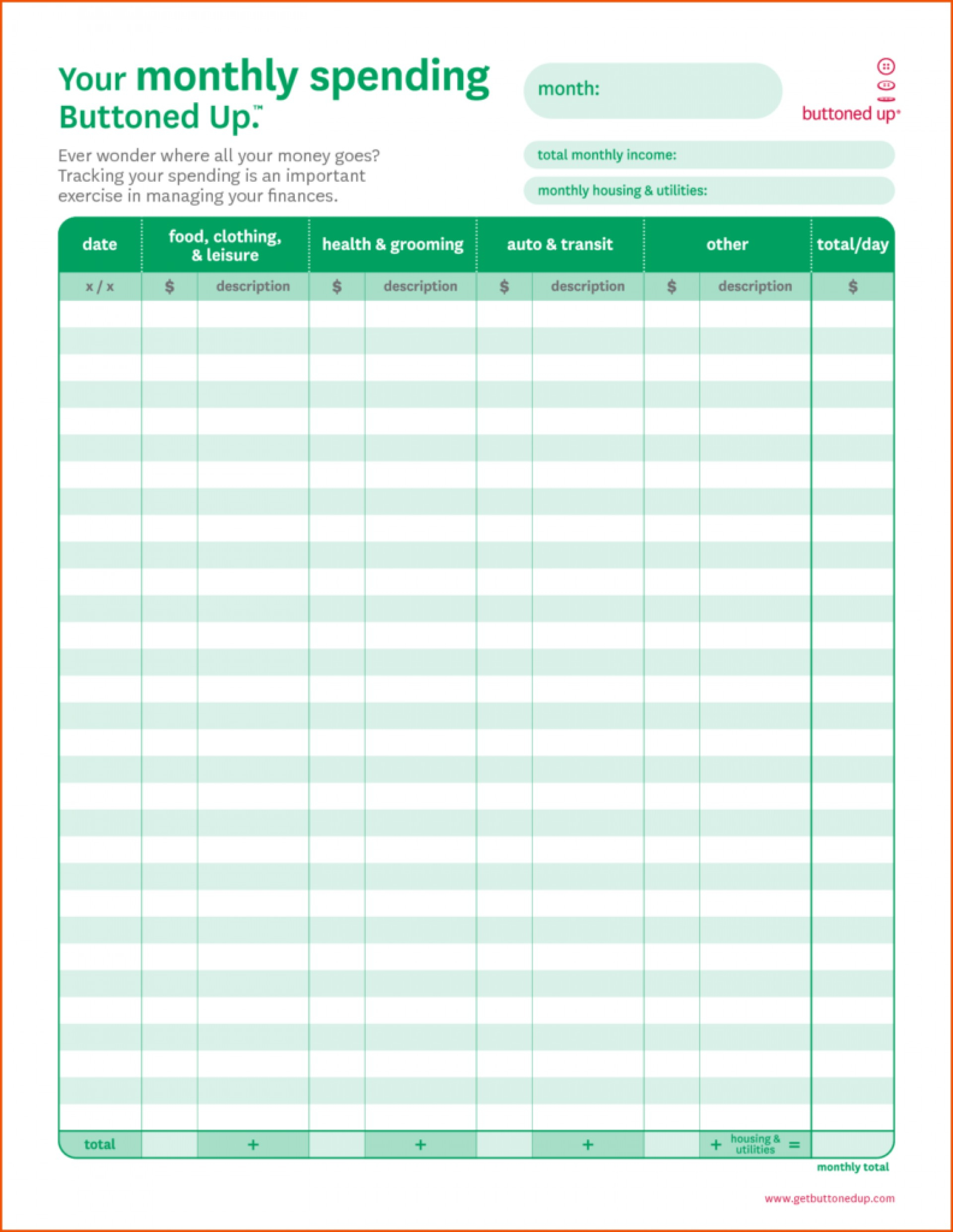 010 Printable Monthly Budget Planner Template Ideas Exceptional - Free Printable Budget Template Monthly