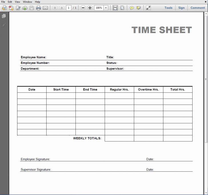 012 Template Ideas Timesheet Free Printable Or Best Of Blank - Free ...