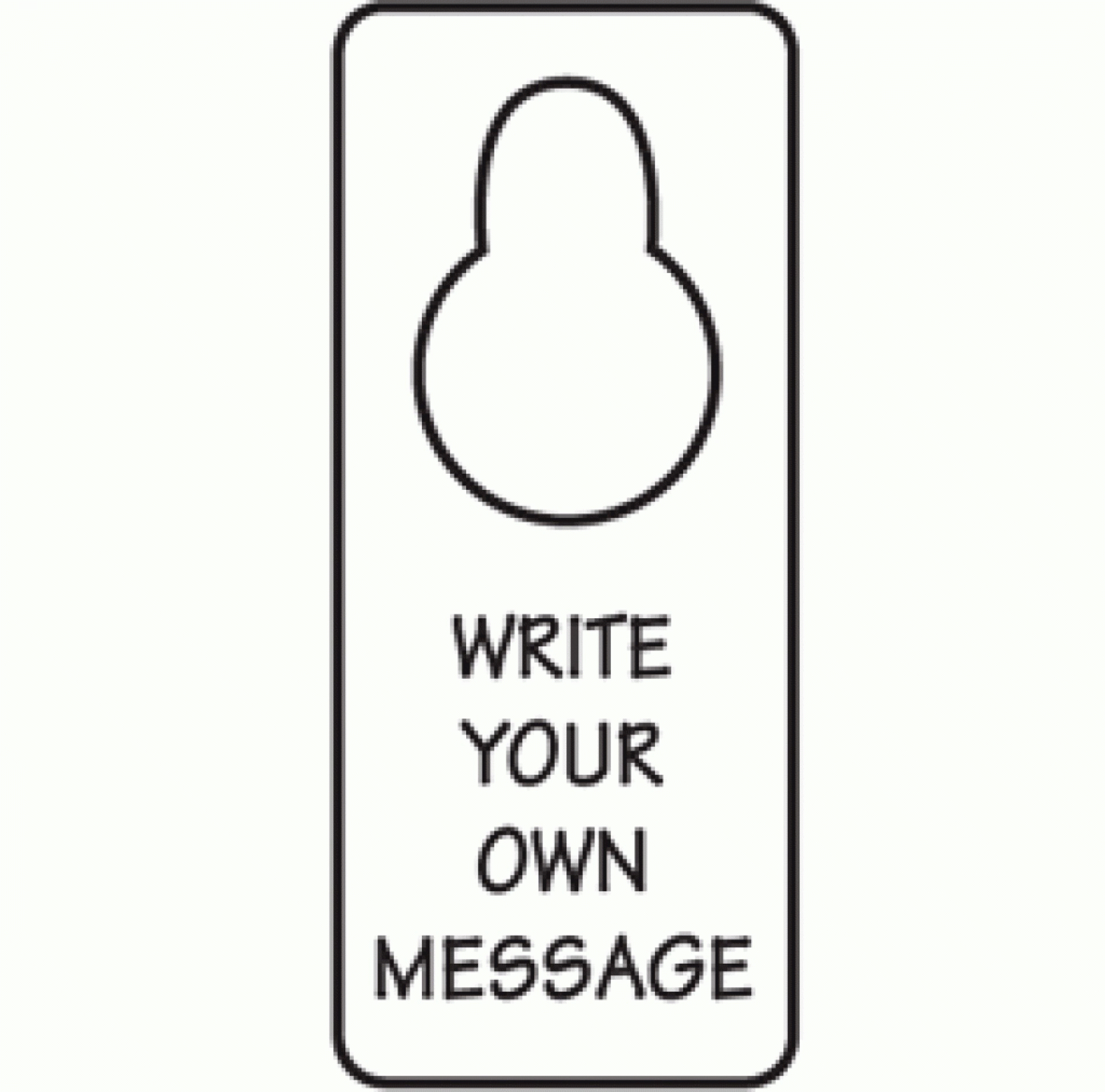 Diy Door Hanger Template Printable Word Searches