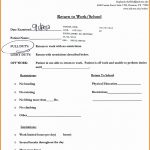 019 Dr Excuse Template For Work News Note Of Ideas Rare Doctor Free   Free Printable Doctors Excuse For School