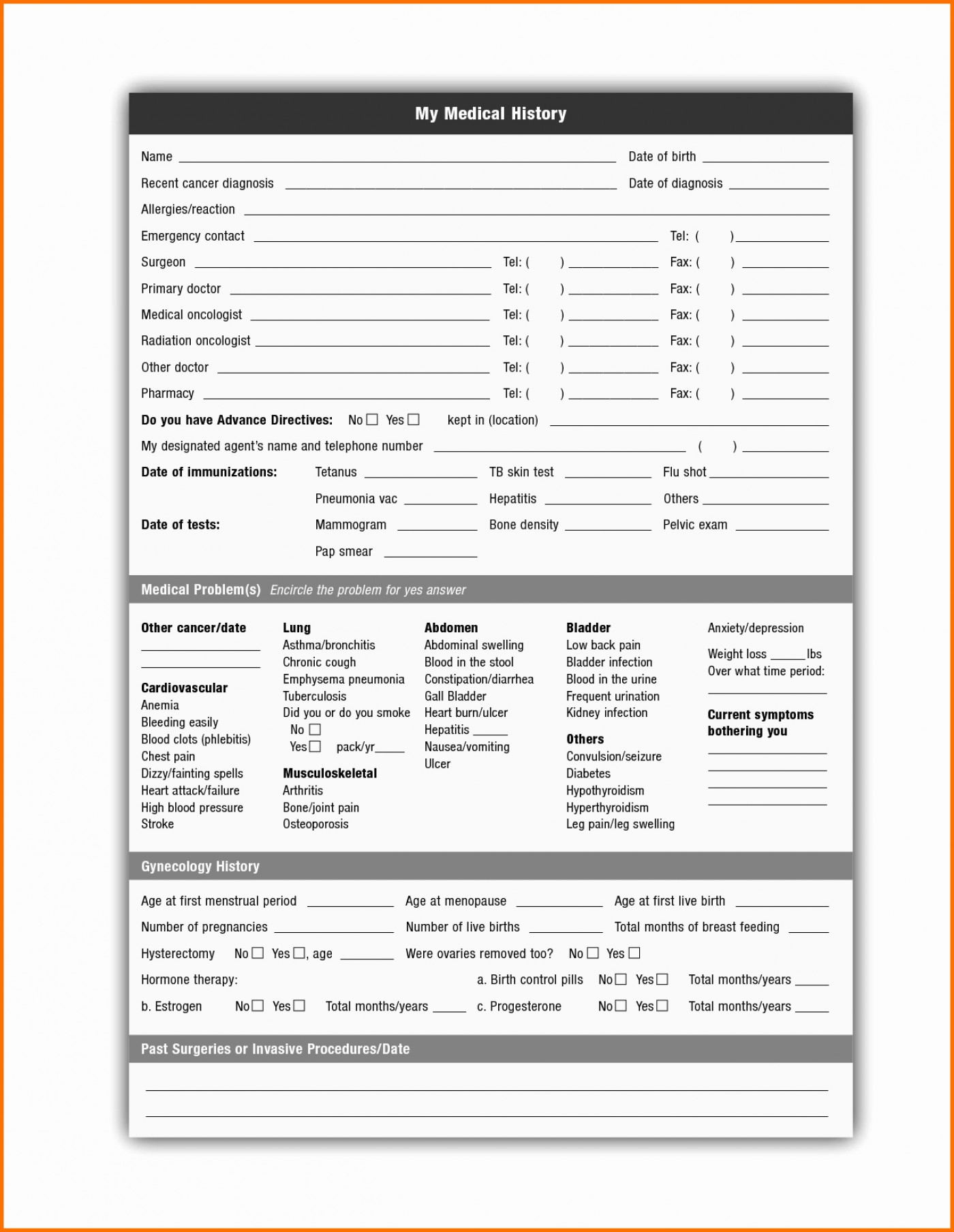 020 Template Ideas Free Printable Invoice Form Resumeates Medical - Free Printable Medical Forms