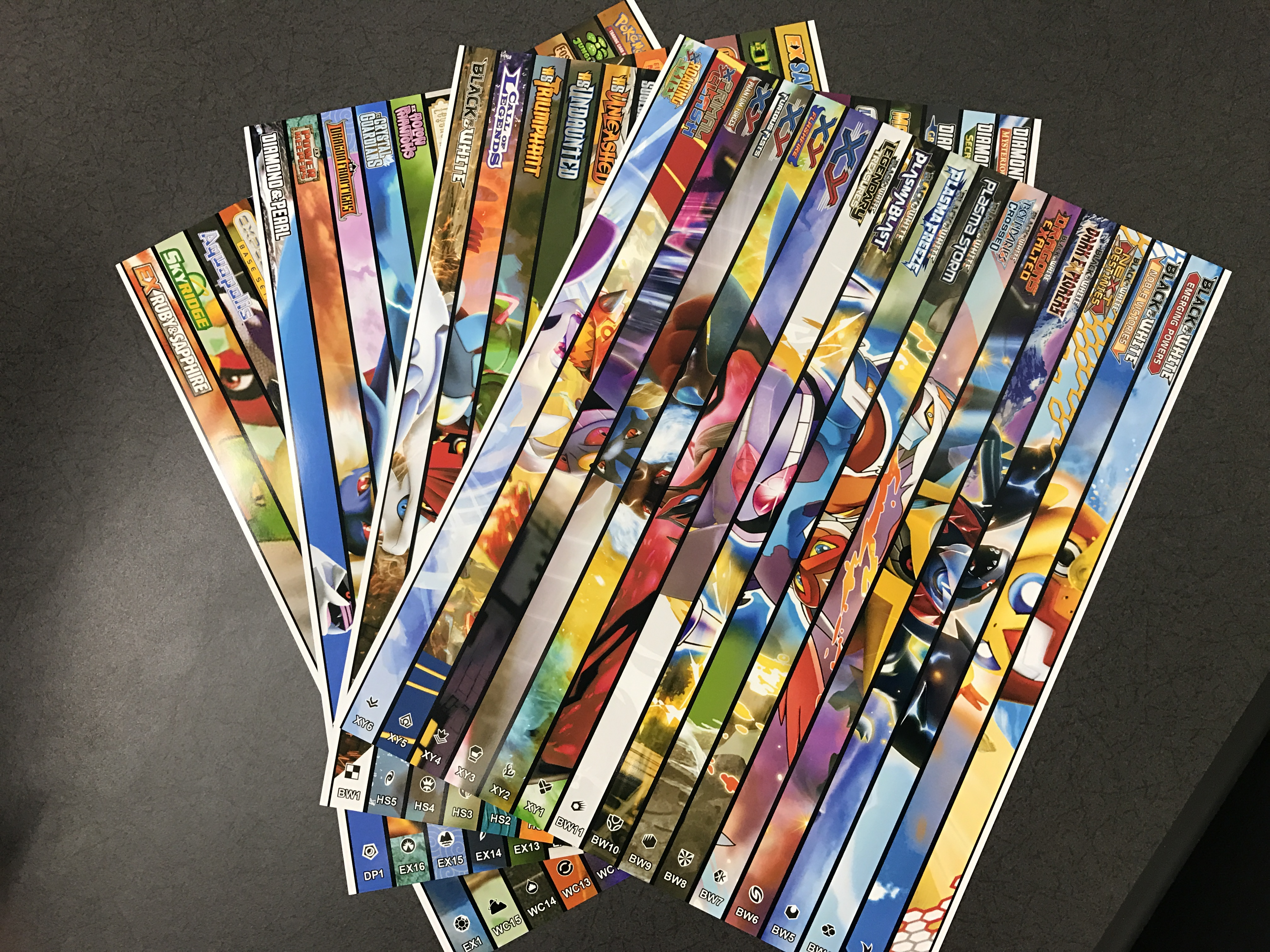 1/2&amp;quot; Binder Spine Labels For Pokemon Base To Sun &amp;amp; Moon - Pokemon Binder Cover Printable Free