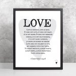1 Corinthians 13:4 8 [Printable] | Love Is Patient, Love Is Kind   Love Is Patient Free Printable