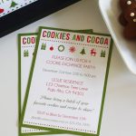 10 Free Christmas Party Invitations That You Can Print   Free Printable Cookie Decorating Invitations