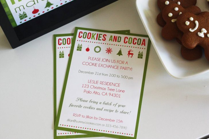 Free Printable Cookie Decorating Invitations