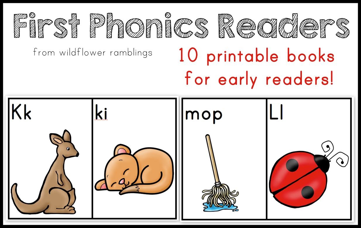 Free Printable Phonics Books For Kindergarten - Free Printable