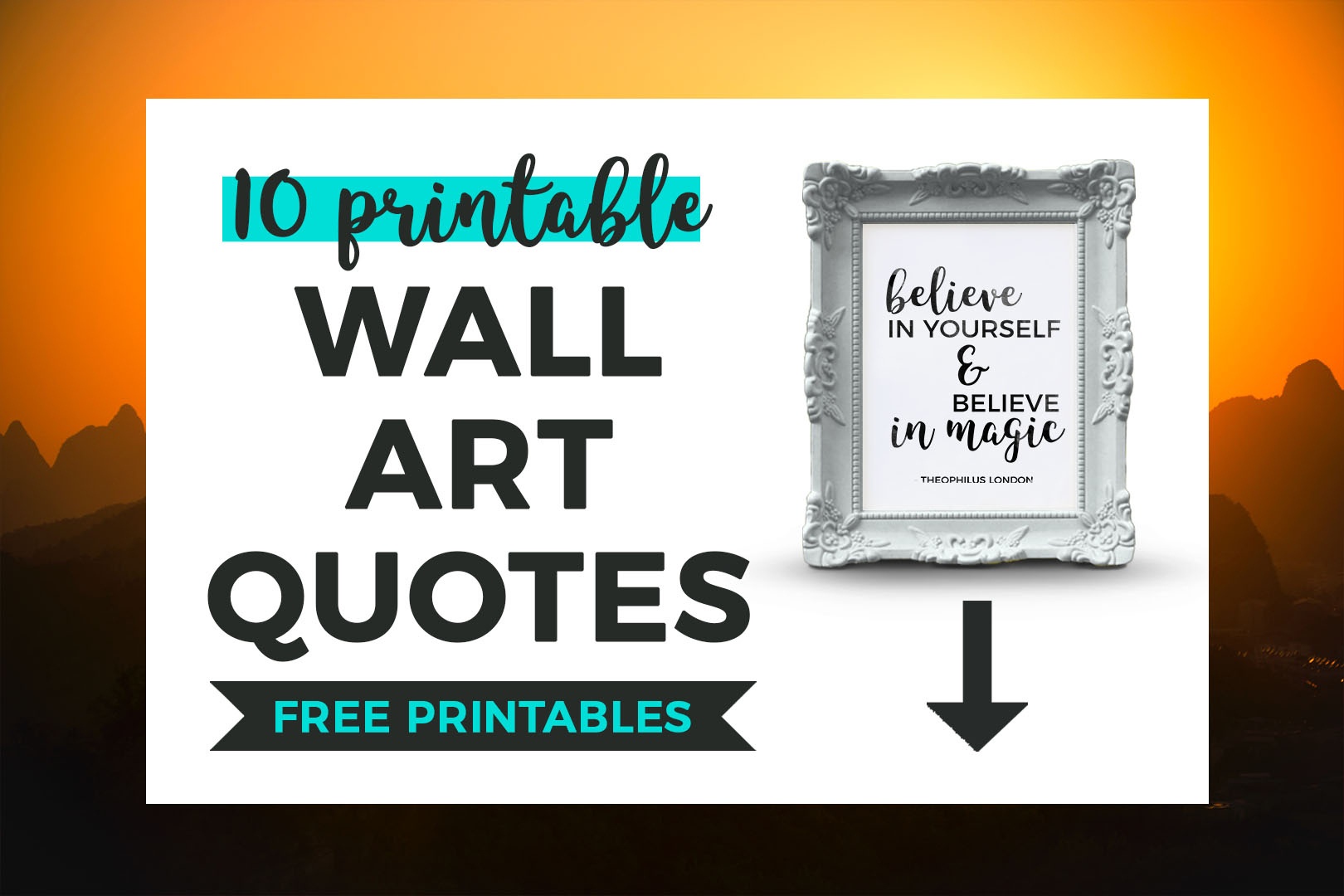10 Printable Black And White Quotes That Inspire | It&amp;#039;s All You Boo - Free Printable Wall Art Quotes