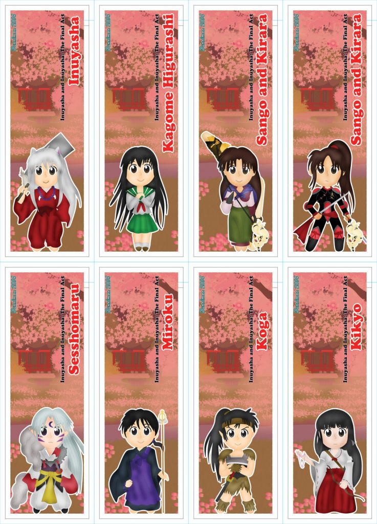 11 Best Photos Of Inuyasha Bookmarks Printable Inuyasha Bookmark