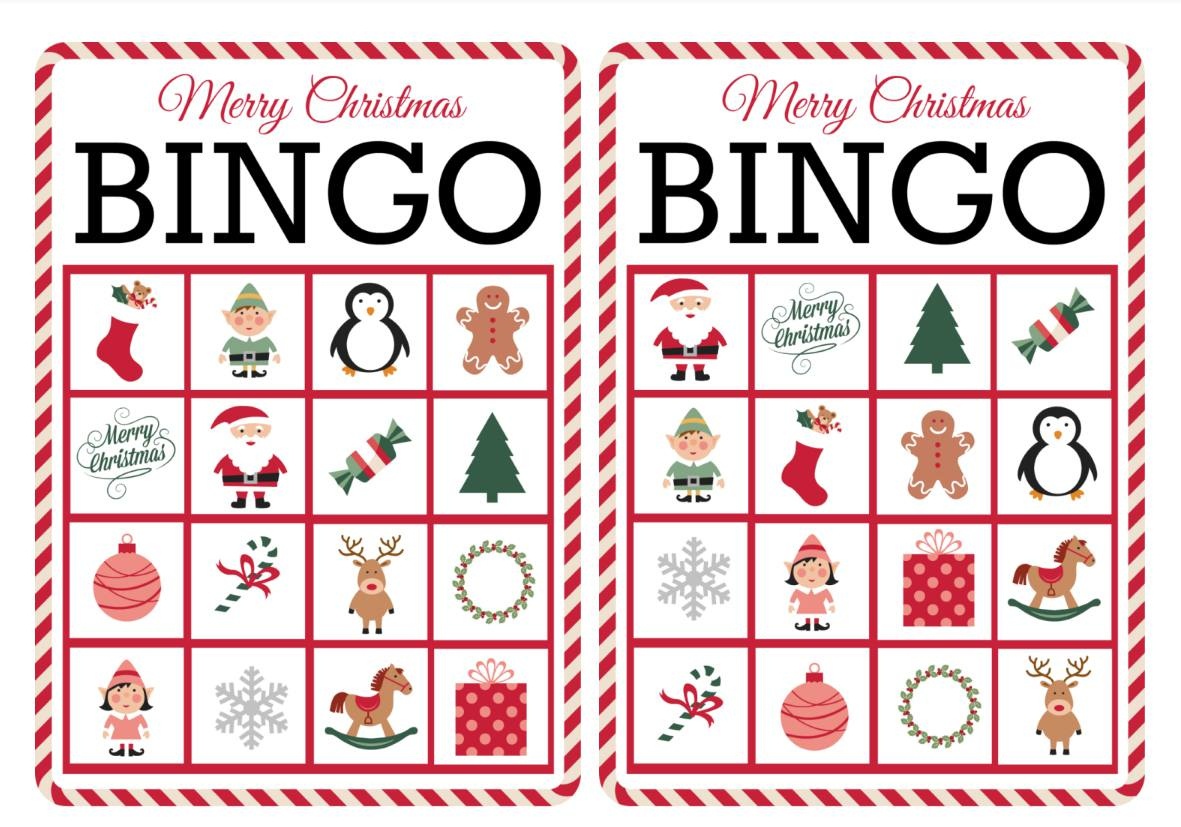 10 free printable christmas bingo games for the family the