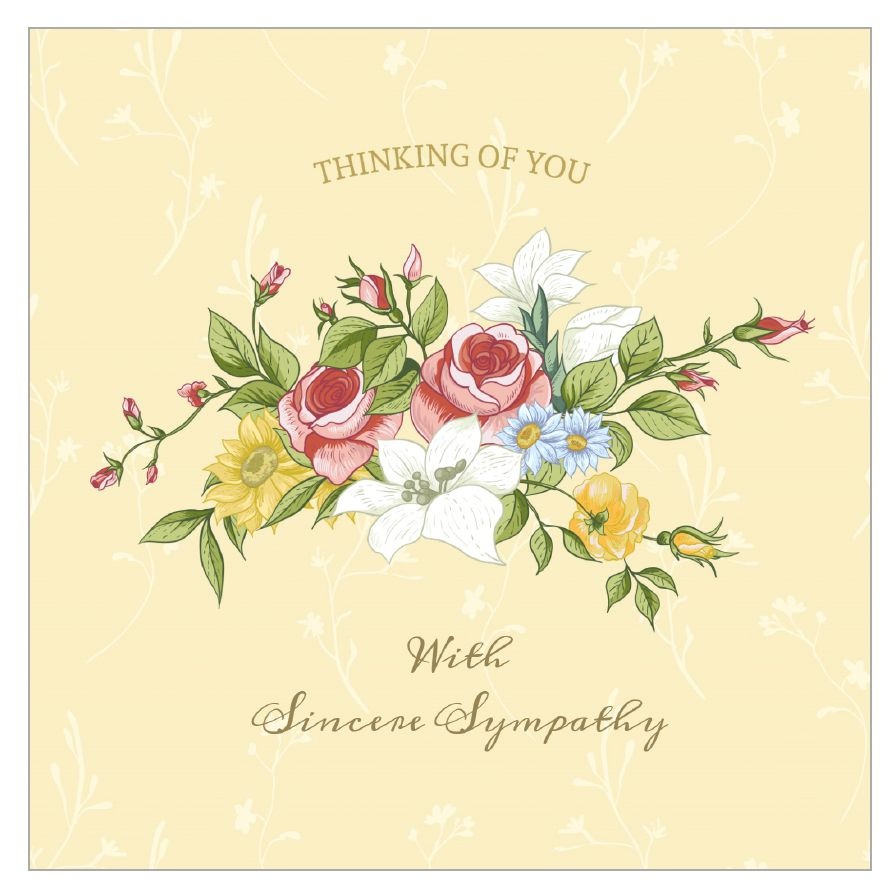 11 Free, Printable Condolence And Sympathy Cards - Free Printable Sympathy Cards