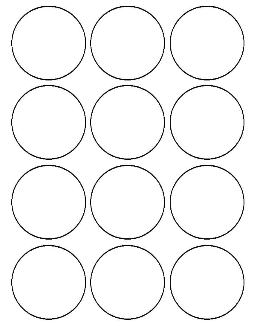 3 Inch Circle Template Printable Floss Papers Free Printable 6 Inch