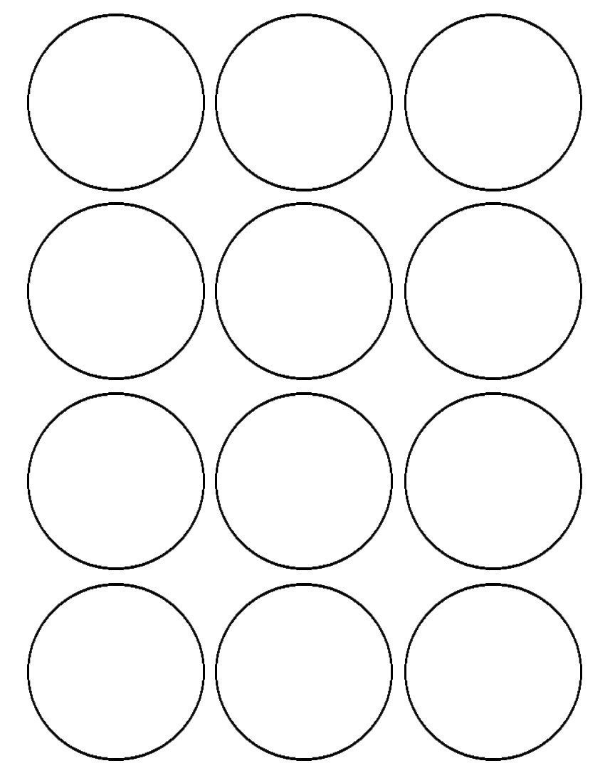 3 Inch Circle Template Printable Floss Papers Free Printable 6 Inch 