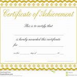 12 Customizable Certificate Templates | Business Letter   Free Customizable Printable Certificates Of Achievement